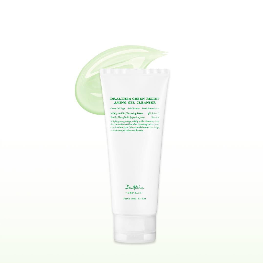 Green Relief Amino Gel Cleanser 100ml, Dr.Althea Dr.Althea Cleansing Milk & Gel
