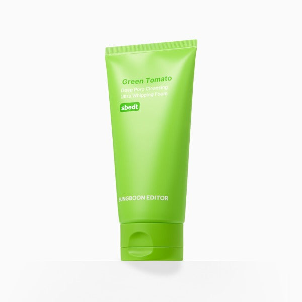 Green Tomato Deep Pore Cleansing Ultra Whipping Foam 120g, SUNGBOON EDITOR SUNGBOON EDITOR Cleansing Foam