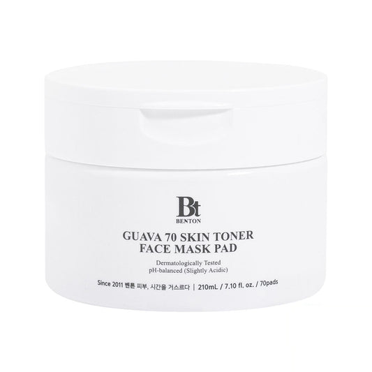 Guava 70 Skin Toner Face Mask Pad 70 Sheets, Benton Benton Toner Pad