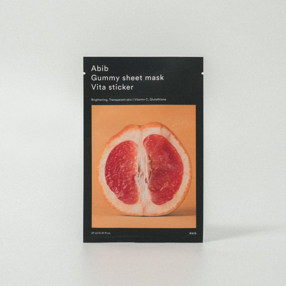 Gummy Sheet Mask Vita Sticker 27ml X 10ea, Abib Abib Sheet Mask