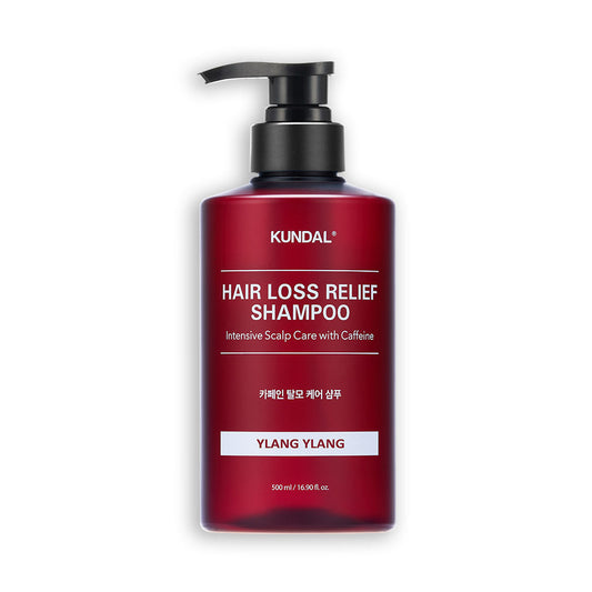  HAIR LOSS RELIEF SHAMPOO Intensive Scalp Care with Caffeine 500ml #YLANG YLANG, KUNDAL-11