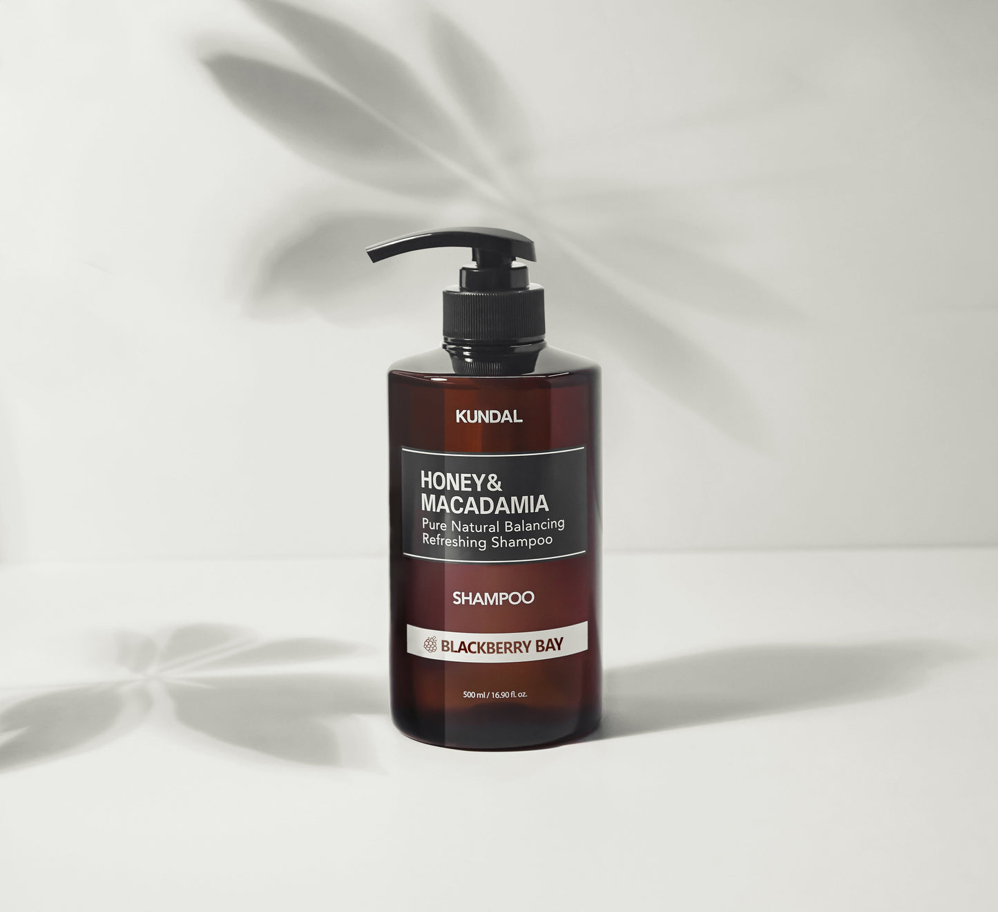 HONEY&MACADAMIA Pure Natural Balancing Refreshing Shampoo 500ml #BLACKBERRY BAY, KUNDAL-1
