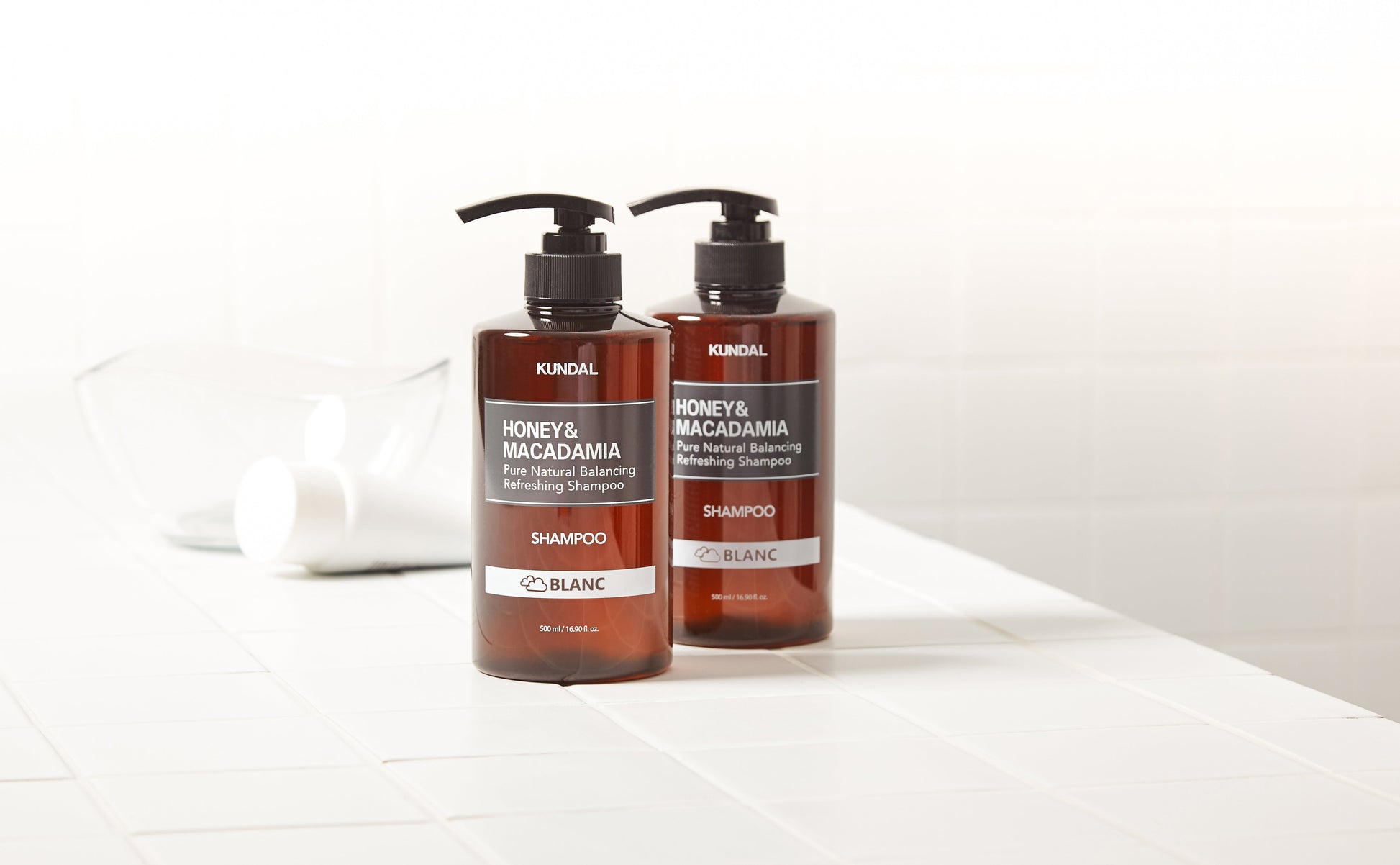 HONEY&MACADAMIA Pure Natural Balancing Refreshing Shampoo 500ml #BLANC, KUNDAL-1