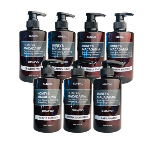 HONEY&MACADAMIA Pure Natural Balancing Refreshing Shampoo 500ml #CHERRY BLOSSOM, KUNDAL-1