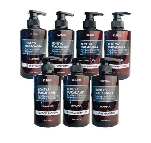 HONEY&MACADAMIA Pure Natural Balancing Refreshing Shampoo 500ml #FUZZY NAVEL, KUNDAL-1