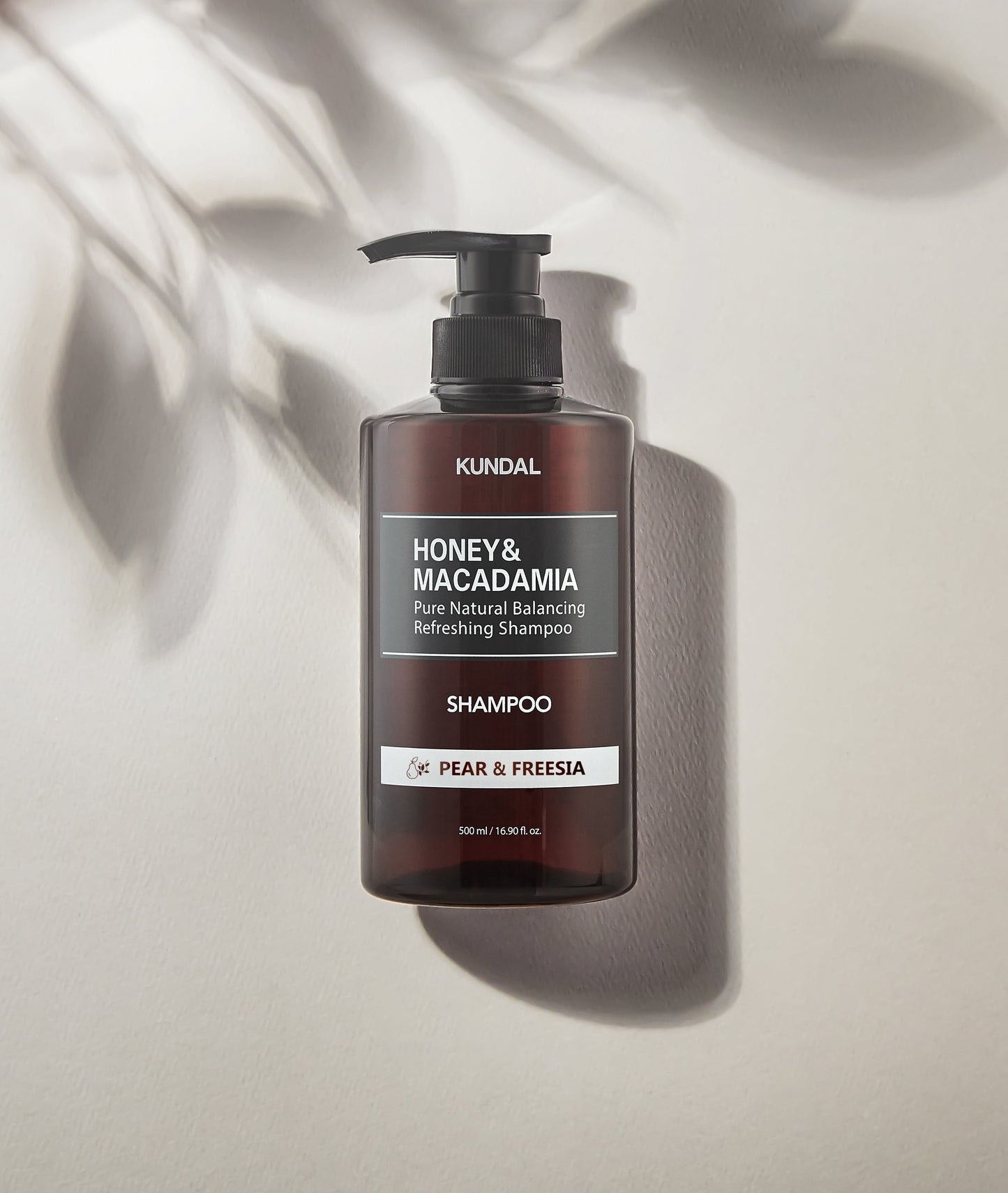 HONEY&MACADAMIA Pure Natural Balancing Refreshing Shampoo 500ml #PEAR & FREESIA, KUNDAL-1
