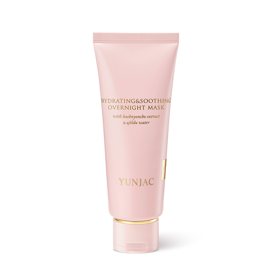 HYDRATING & SOOTHING OVERNIGHT MASK with baeknyoncho extract & ujildu water 100ml, YUNJAC YUNJAC Overnight Face Mask