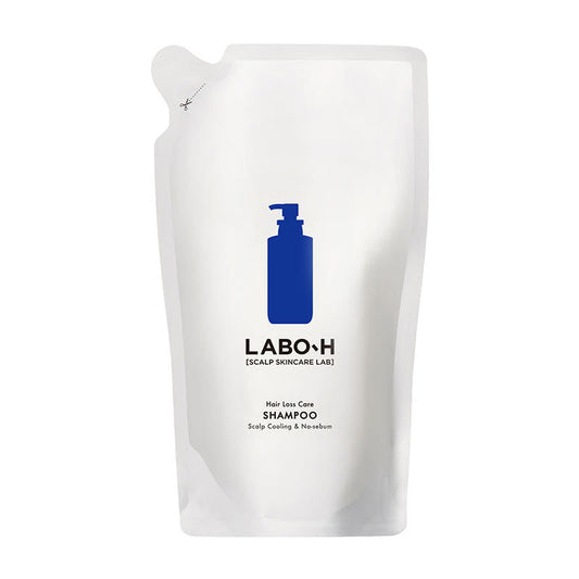 Hair Loss Care Scalp Cooling & No Sebum Shampoo 400ml (Refill), LABO-H