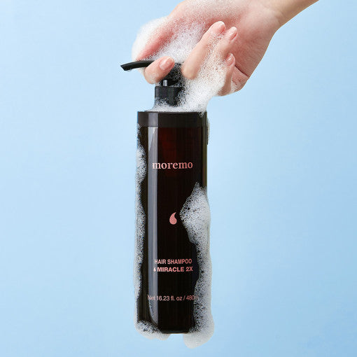 Hair Shampoo Miracle 2X 480ml, moremo moremo Shampoo