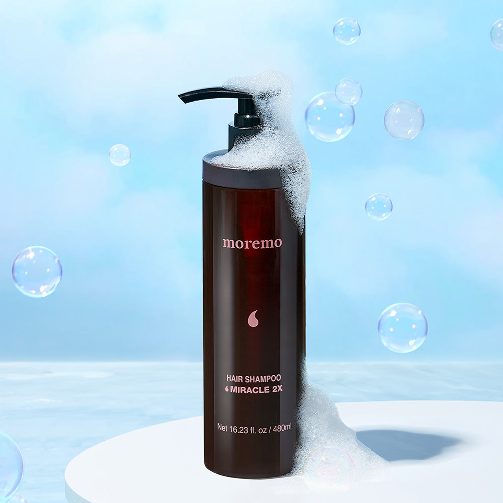 Hair Shampoo Miracle 2X 480ml, moremo moremo Shampoo