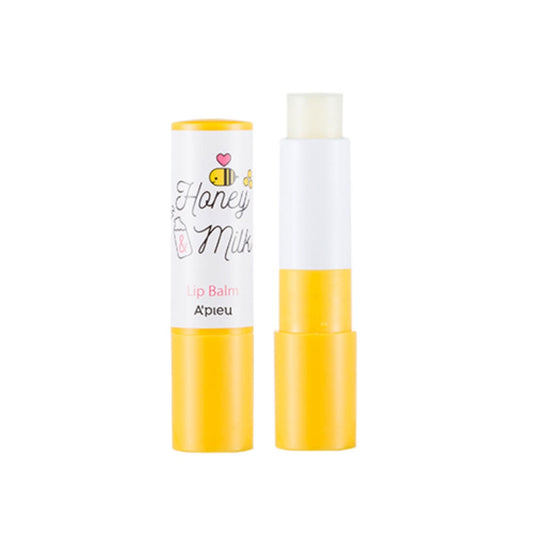 Honey & Milk Lip Balm 3.3g, A'pieu A'pieu Lip Balm