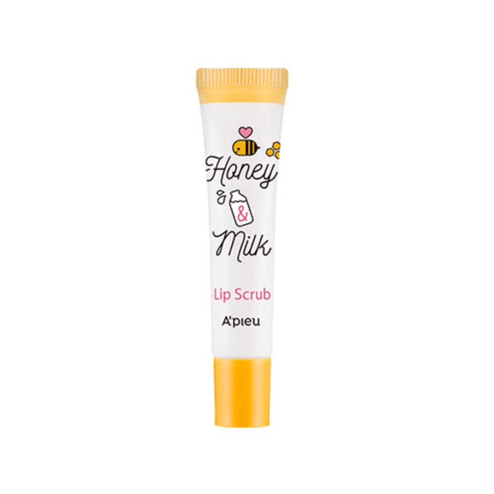 Honey & Milk Lip Scrub 8ml, A'pieu A'pieu Lip Scrub