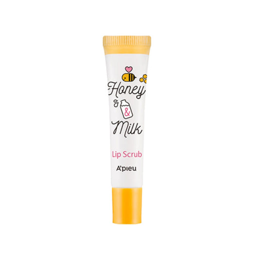Honey & Milk Lip Scrub 8ml, A'pieu A'pieu Lip Scrub