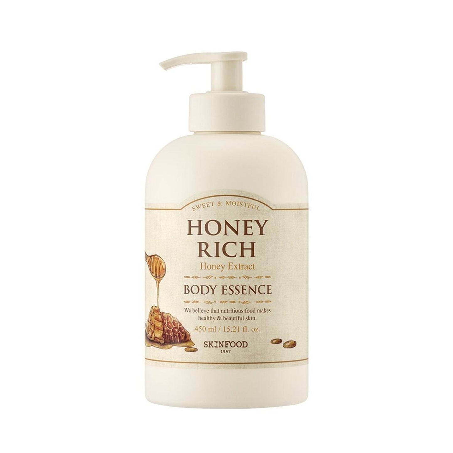 Honey Rich Body Essence 450ml, SKINFOOD SKINFOOD Body Lotion