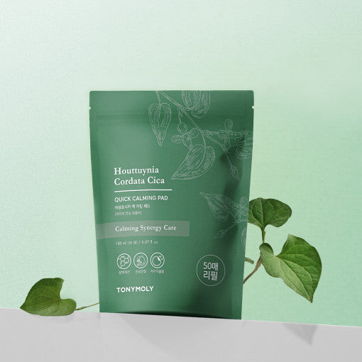 Houttuynia Cordata Cica Quick Calming Pad (Refill Pack) 150ml (50ea), TONYMOLY TONYMOLY Toner Pad