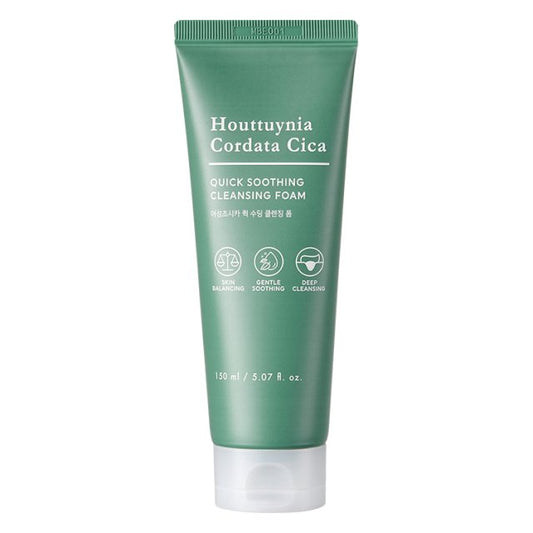 Houttuynia Cordata Cica Quick Soothing Cleansing Foam 150ml, TONYMOLY TONYMOLY Cleansing Foam
