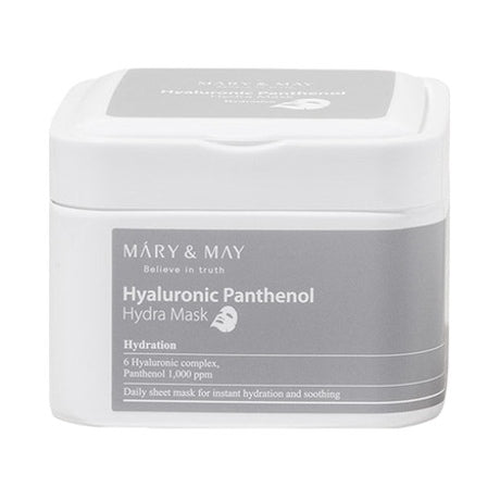 Hyaluronic Panthenol Hydra Mask Sheets 30 Sheets, MARY & MAY MARY & MAY Facial Mask