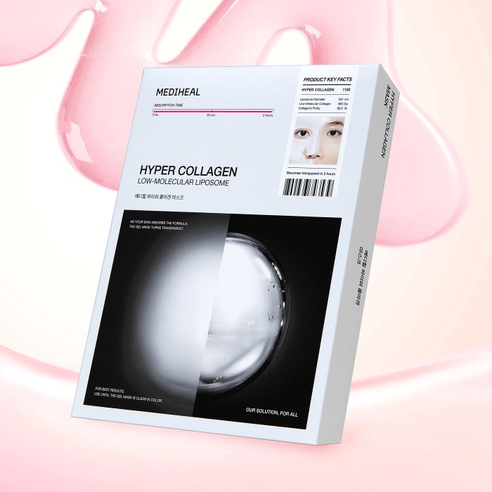 Hyper Collagen Gel Mask 35ml X 10ea, MEDIHEAL MEDIHEAL Jelly Sheet Mask