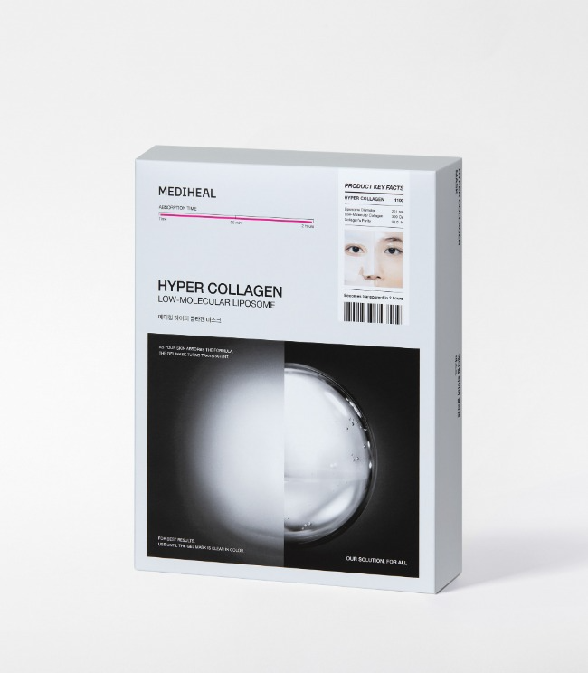 Hyper Collagen Gel Mask 35ml X 4ea, MEDIHEAL MEDIHEAL Jelly Sheet Mask