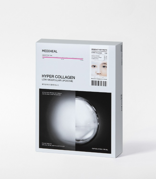 Hyper Collagen Gel Mask 35ml X 4ea, MEDIHEAL MEDIHEAL Jelly Sheet Mask
