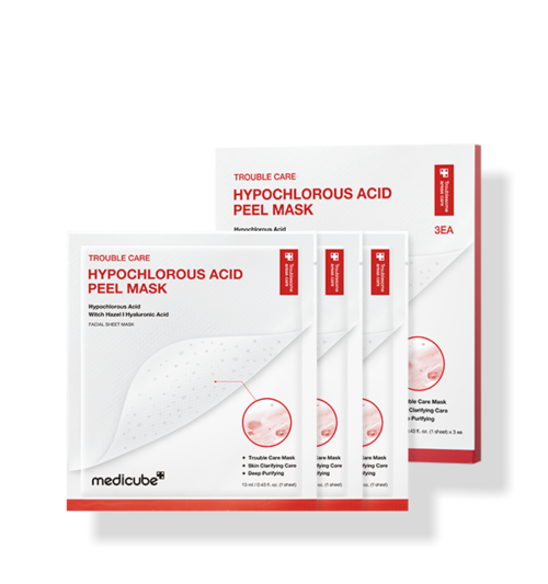 Hypochlorous Acid Peel Mask 13ml X 3ea, medicube medicube Sheet Mask