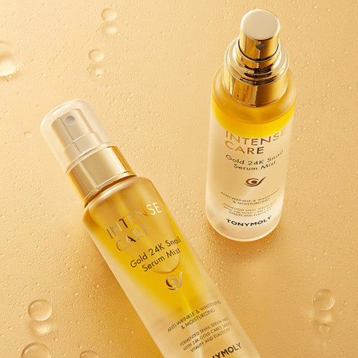 Intense Care Gold 24K Snail Serum Mist 100ml, TONYMOLY TONYMOLY Anti-Aging Serum