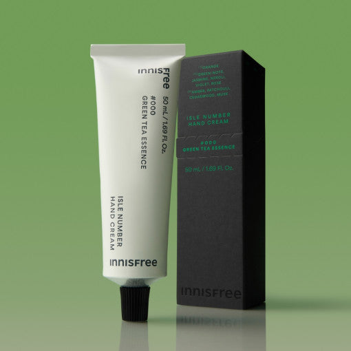  Isle Number Hand Cream 50ml #Green Tea Essence, innisfree