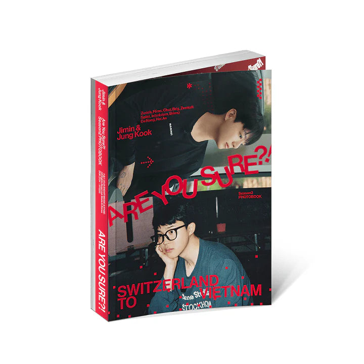 JIMIN X JUNG KOOK - [ARE YOU SURE?! Season2] PHOTOBOOK BTS Merch Set