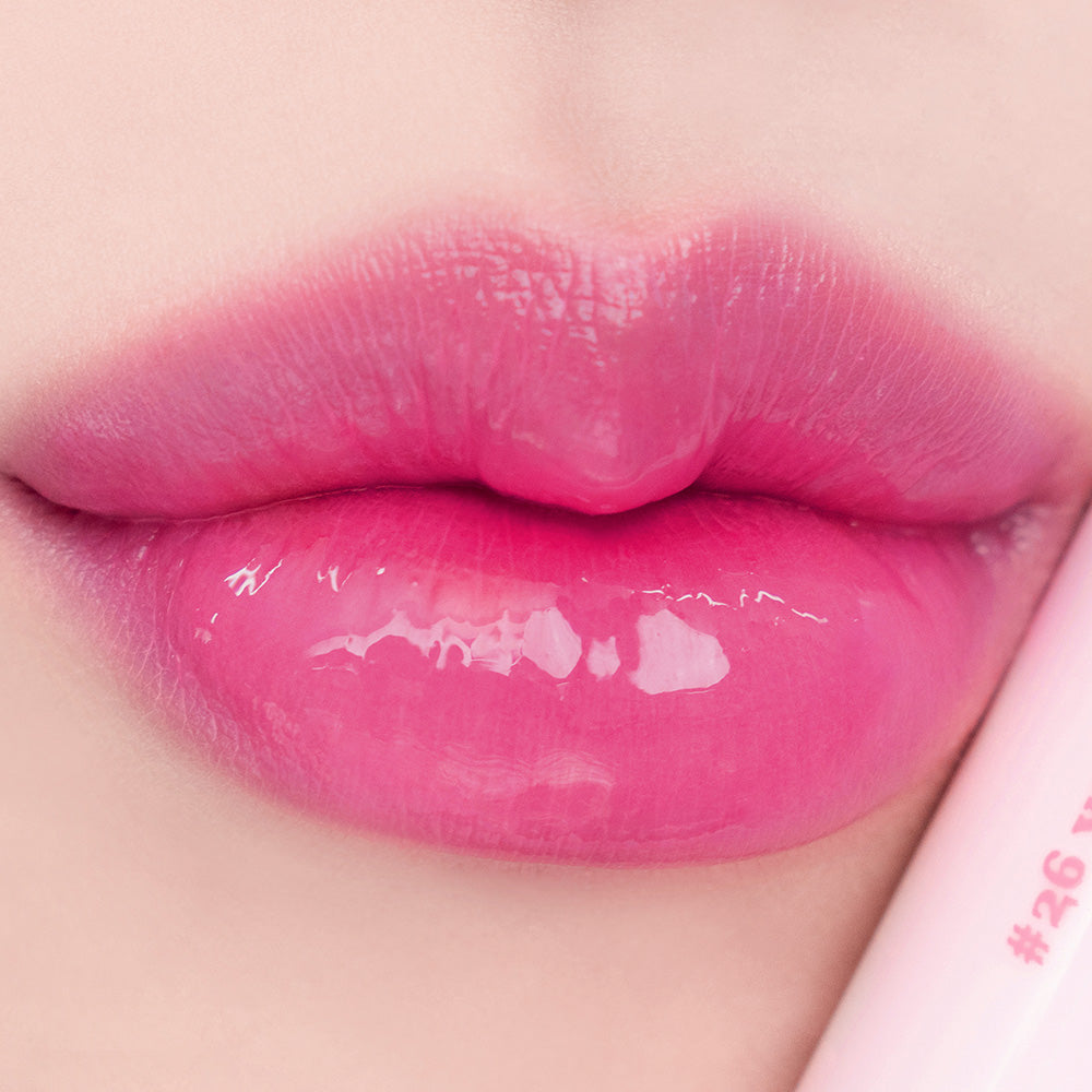 JUICY LASTING TINT 26 Very Berry Pink 27 Pink Popsicle, rom&nd rom&nd LIP TINT