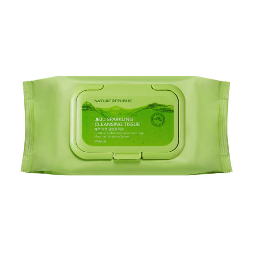 Jeju Sparkling Cleansing Tissue 50 sheets, NATURE REPUBLIC NATURE REPUBLIC Cleansing Tissue