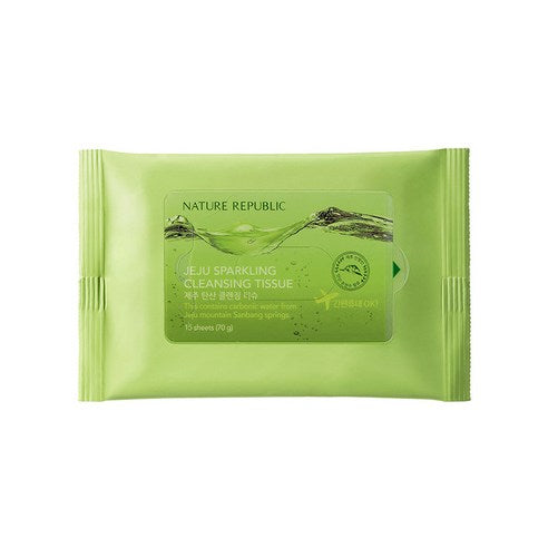 Jeju Sparkling Cleansing Tissue 70g/15ea, NATURE REPUBLIC NATURE REPUBLIC Cleansing Tissue