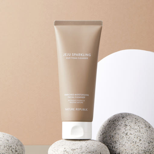 Jeju Sparkling Mud Foam Cleanser 150ml, NATURE REPUBLIC NATURE REPUBLIC Cleansing Foam