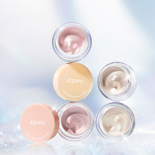 Juicy Pang Glossy Jelly Highlighter 3.8g (2 Colors), A'pieu A'pieu Face Highlighter