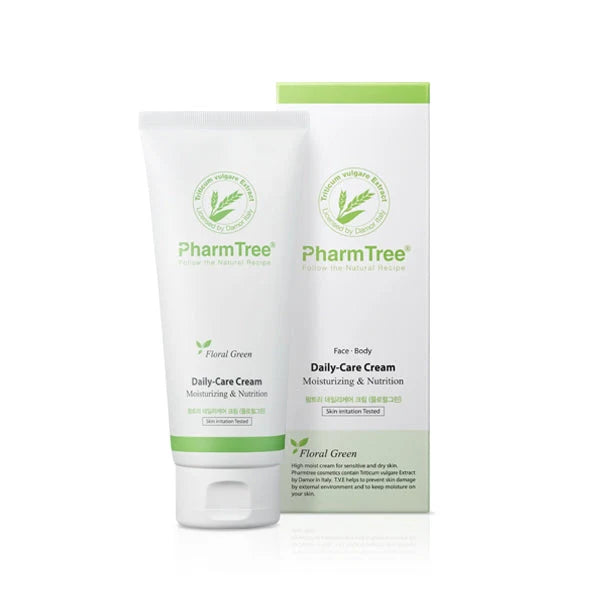 [K-Pharmacy Item] DAILY CARE CREAM FLORAL GREEN 150ml PharmTree Face Cream