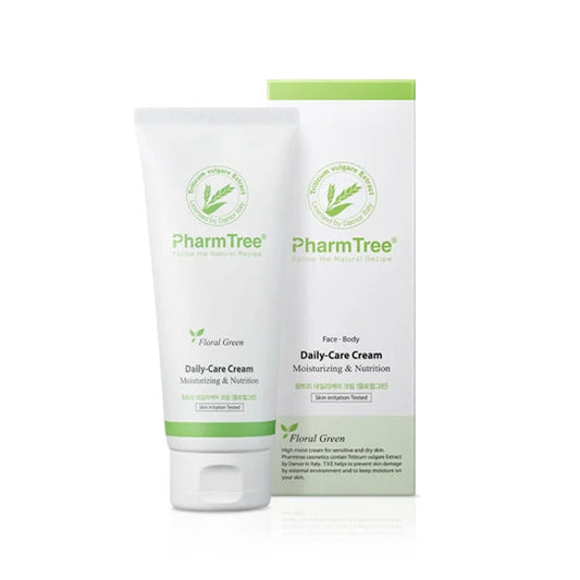 [K-Pharmacy Item] DAILY CARE CREAM FLORAL GREEN 150ml PharmTree Face Cream