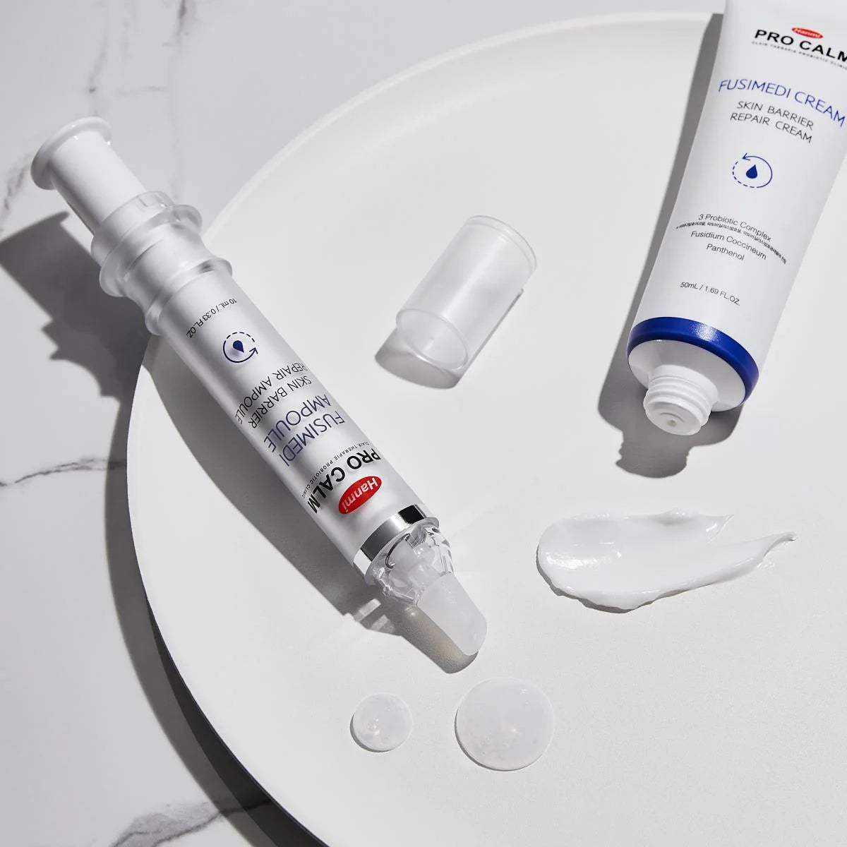 [K-Pharmacy Item] Hanmi PRO-CALM FUSIMEDI REPAIR CREAM & AMPOULE Hanmi Skincare Set