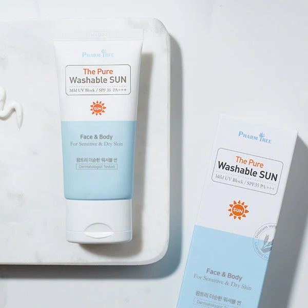 [K-Pharmacy Item] THE PURE WASHABLE SUN PharmTree Sun Cream