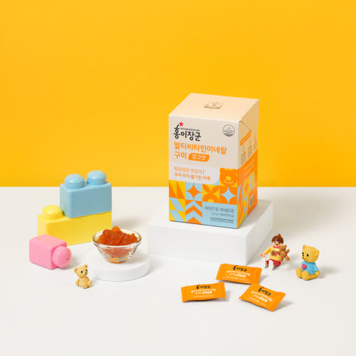  Kid Multivitamin & Mineral Gummies #Mango Flavor 2.5g*60ea, Jung Kwan Jang-1