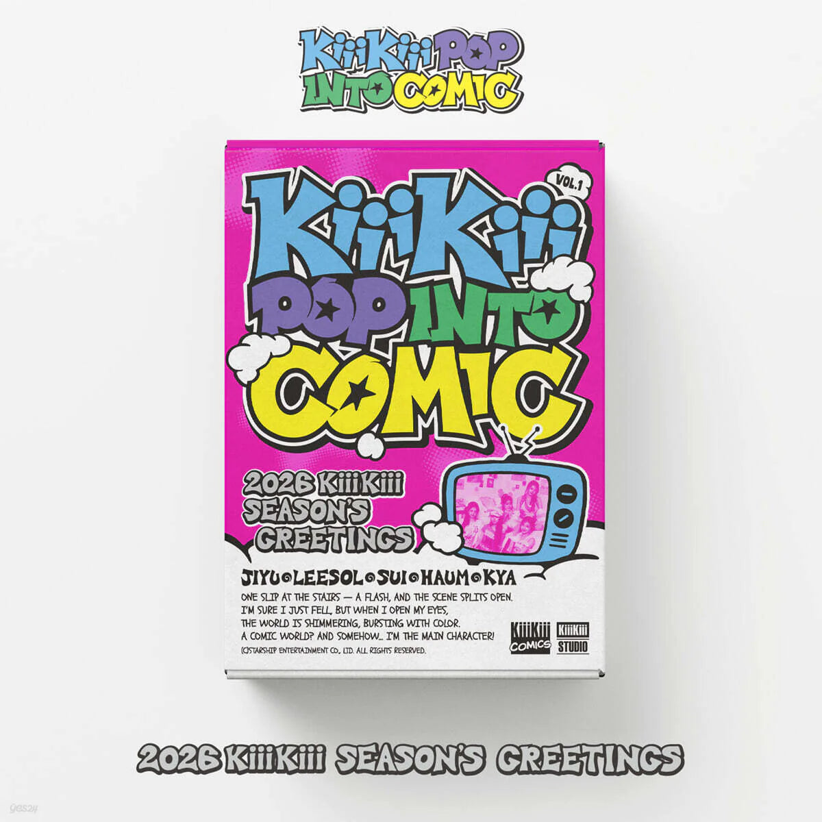 KiiiKiii - 2026 SEASON'S GREETINGS [KiiiKiii POP INTO COMIC] KiiiKiii Merch Set