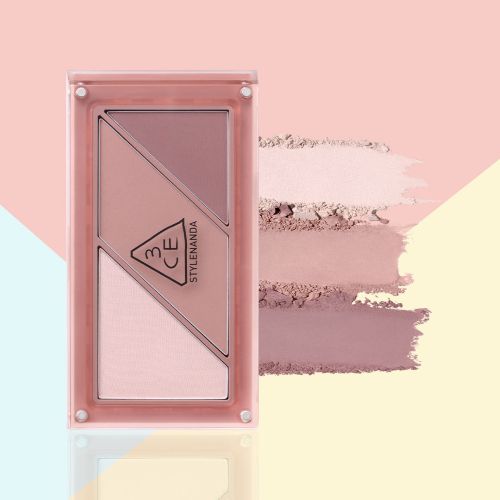 LAYER-IT-ALL Blush Palette 10.5g (4colors), 3CE 3CE Eyebrow