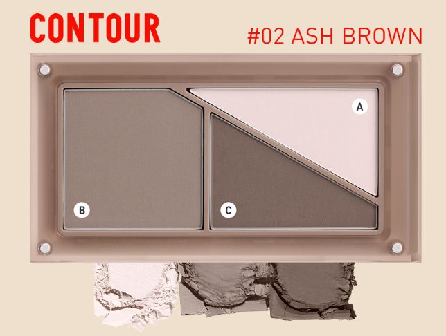 LAYER-IT-ALL Contour Palette 9.5g (2colors), 3CE 3CE Contour