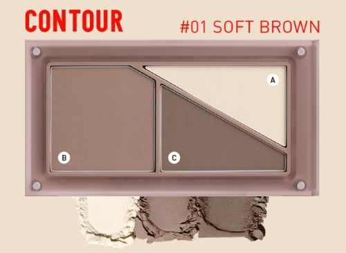 LAYER-IT-ALL Contour Palette 9.5g (2colors), 3CE 3CE Contour