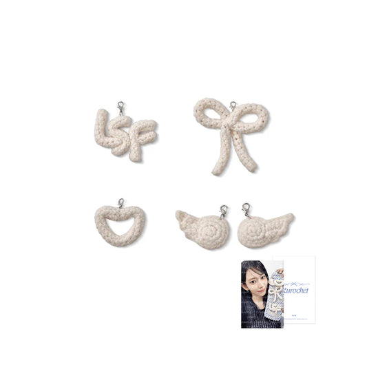 LE SSERAFIM - [KKUROCHET] Pouch Charm Set LE SSERAFIM Charm Set