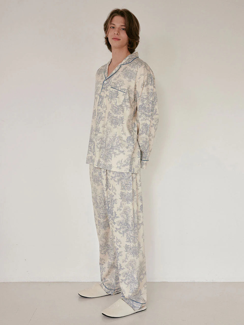 LUNALUZ MEN_Versailles modal cotton pajama set LUNALUZ Pajama Set