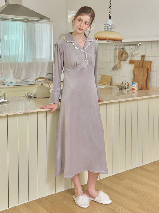 LUNALUZ WOMEN_Ronique Mink Spandex dress pajama