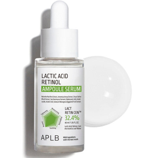 Lactic Acid Retinol Ampoule Serum 40ml, APLB APLB Anti-Aging Serum