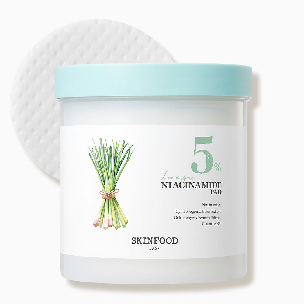 Lemongrass Niacinamide Pad 250g/60ea,SKINFOOD SKINFOOD Toner Pad