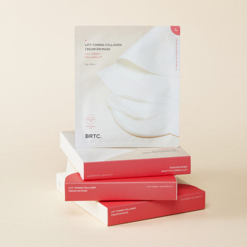 Lift-Toning Collagen Cream on Mask 5P, BRTC BRTC Sheet Mask
