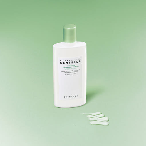 MADAGASCAR CENTELLA TEA-TRICA SOOTHING SUN MILK SPF 50+ PA++++ 50ml, SKIN1004 SKIN1004 Sunscreen