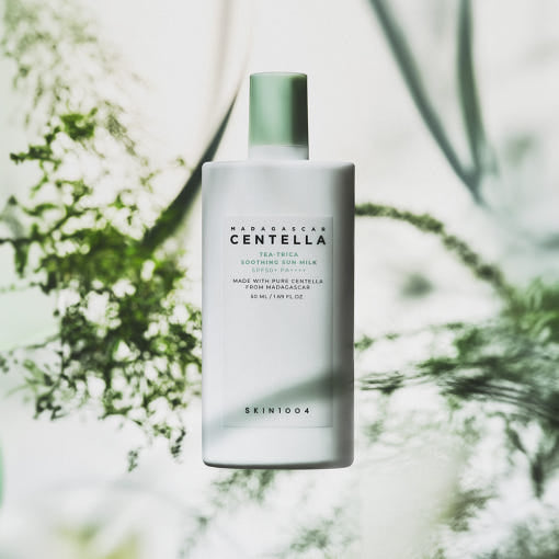MADAGASCAR CENTELLA TEA-TRICA SOOTHING SUN MILK SPF 50+ PA++++ 50ml, SKIN1004 SKIN1004 Sunscreen
